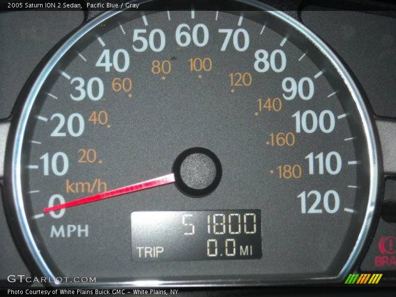 Pacific Blue / Gray 2005 Saturn ION 2 Sedan