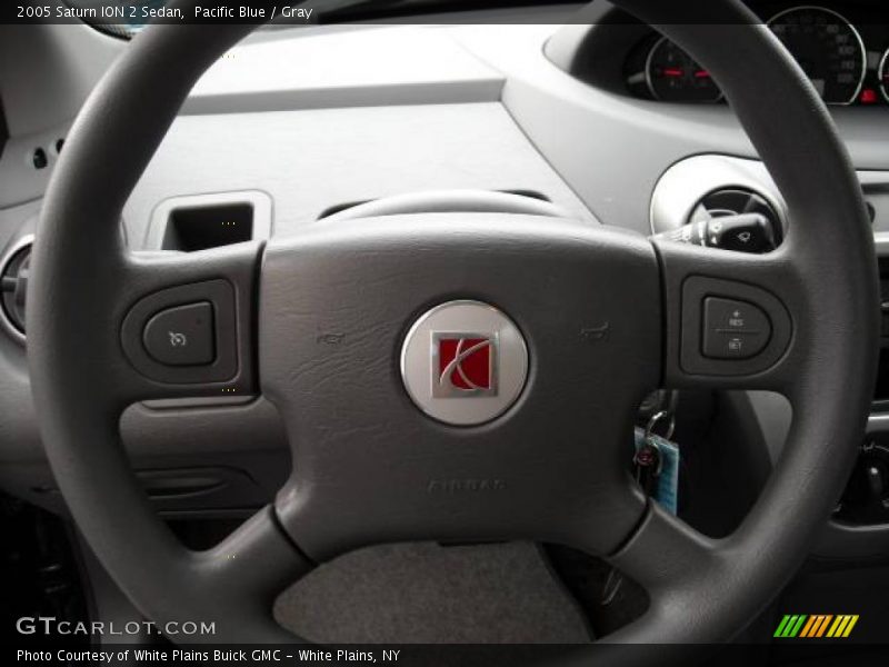 Pacific Blue / Gray 2005 Saturn ION 2 Sedan