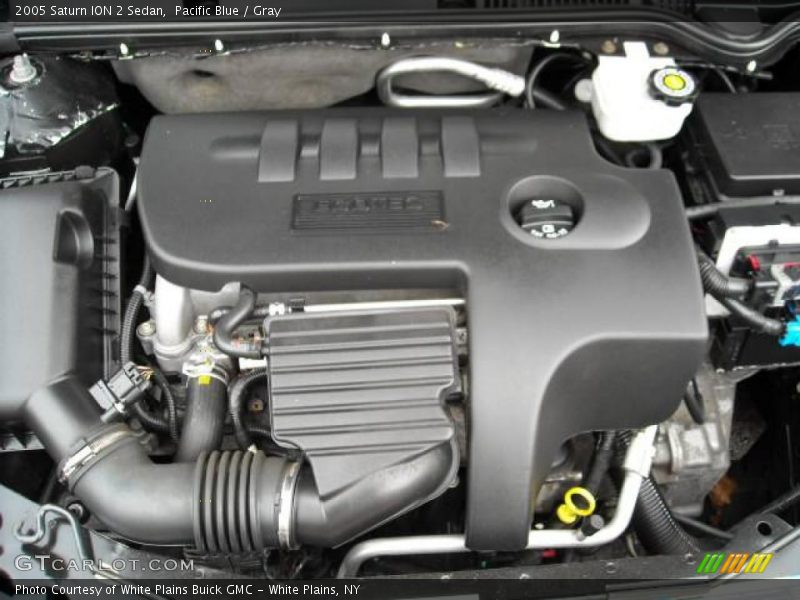 Pacific Blue / Gray 2005 Saturn ION 2 Sedan
