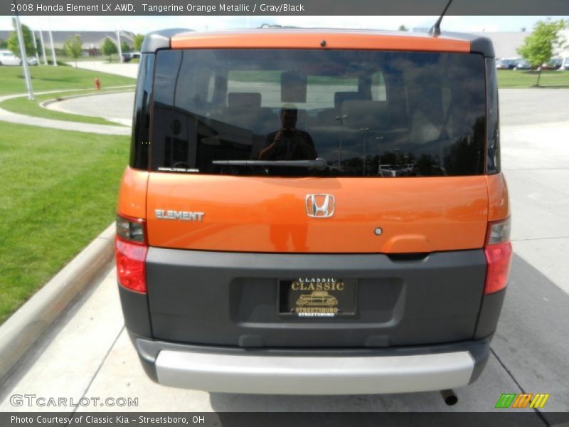 Tangerine Orange Metallic / Gray/Black 2008 Honda Element LX AWD