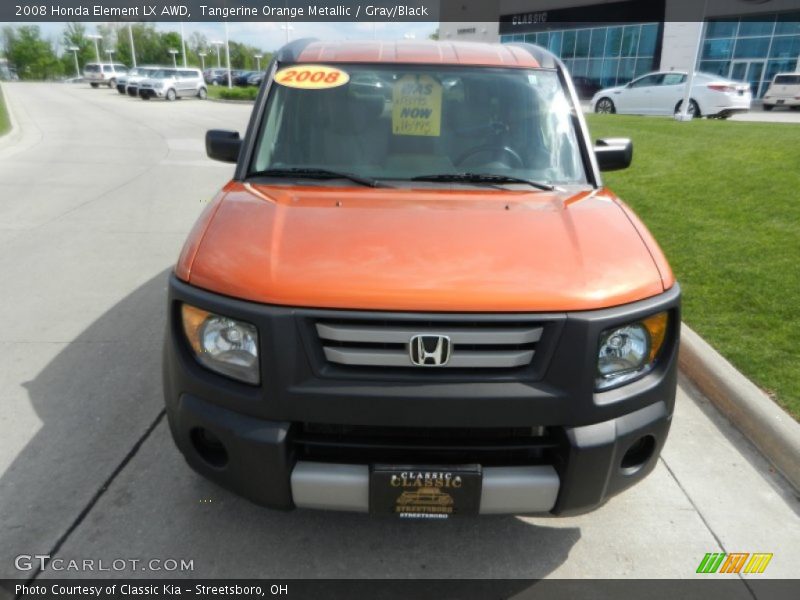 Tangerine Orange Metallic / Gray/Black 2008 Honda Element LX AWD