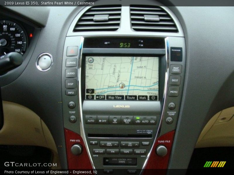 Starfire Pearl White / Cashmere 2009 Lexus ES 350