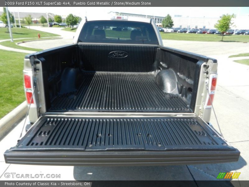 Pueblo Gold Metallic / Stone/Medium Stone 2009 Ford F150 XLT SuperCab 4x4