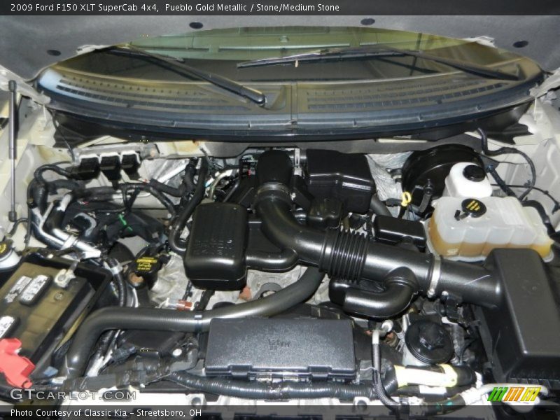 Pueblo Gold Metallic / Stone/Medium Stone 2009 Ford F150 XLT SuperCab 4x4
