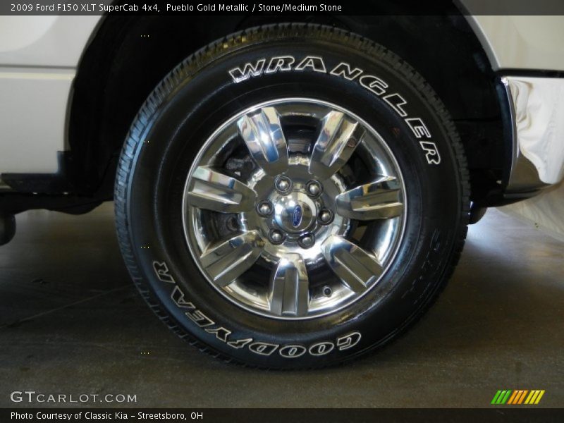 Pueblo Gold Metallic / Stone/Medium Stone 2009 Ford F150 XLT SuperCab 4x4