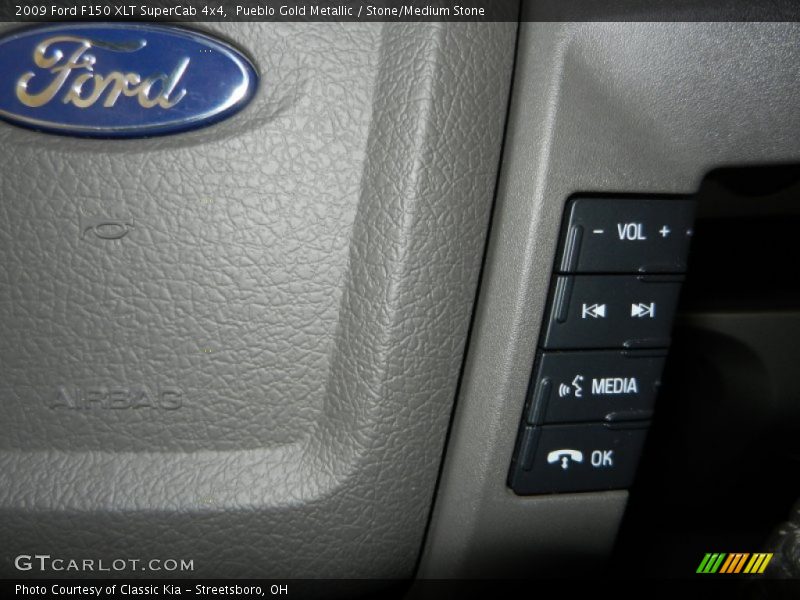 Pueblo Gold Metallic / Stone/Medium Stone 2009 Ford F150 XLT SuperCab 4x4