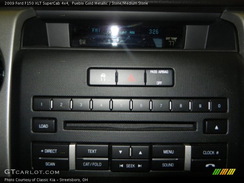 Pueblo Gold Metallic / Stone/Medium Stone 2009 Ford F150 XLT SuperCab 4x4