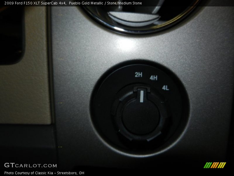 Pueblo Gold Metallic / Stone/Medium Stone 2009 Ford F150 XLT SuperCab 4x4