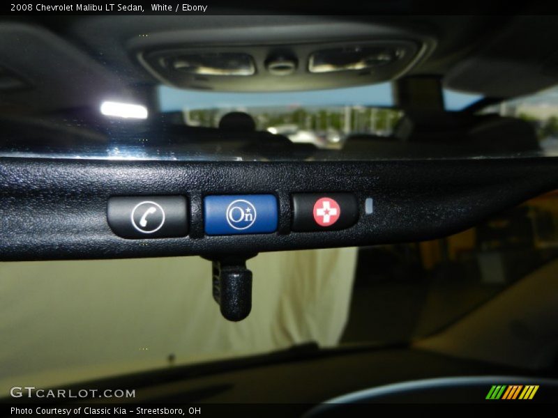 White / Ebony 2008 Chevrolet Malibu LT Sedan