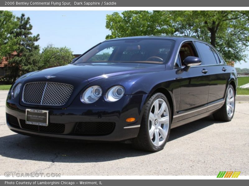 Dark Sapphire / Saddle 2006 Bentley Continental Flying Spur