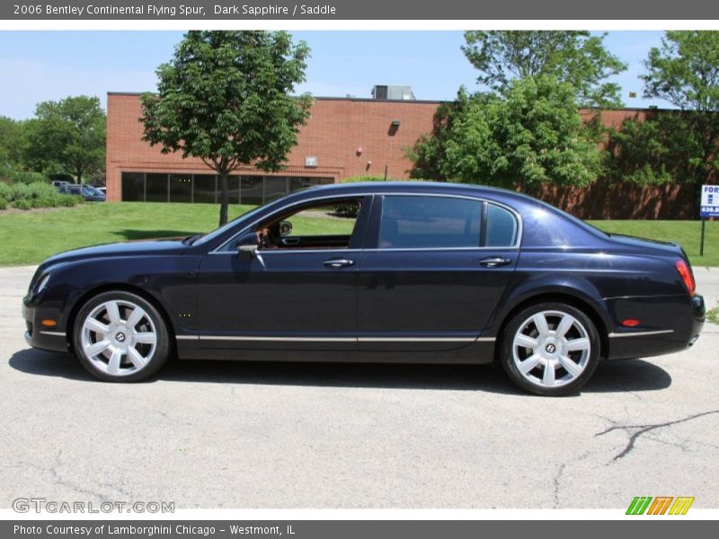 Dark Sapphire / Saddle 2006 Bentley Continental Flying Spur