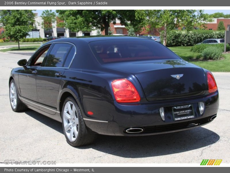 Dark Sapphire / Saddle 2006 Bentley Continental Flying Spur