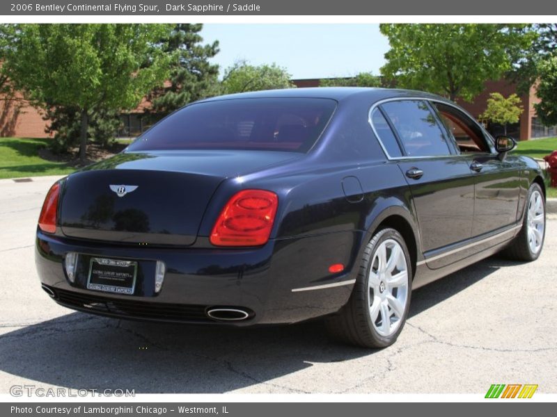 Dark Sapphire / Saddle 2006 Bentley Continental Flying Spur