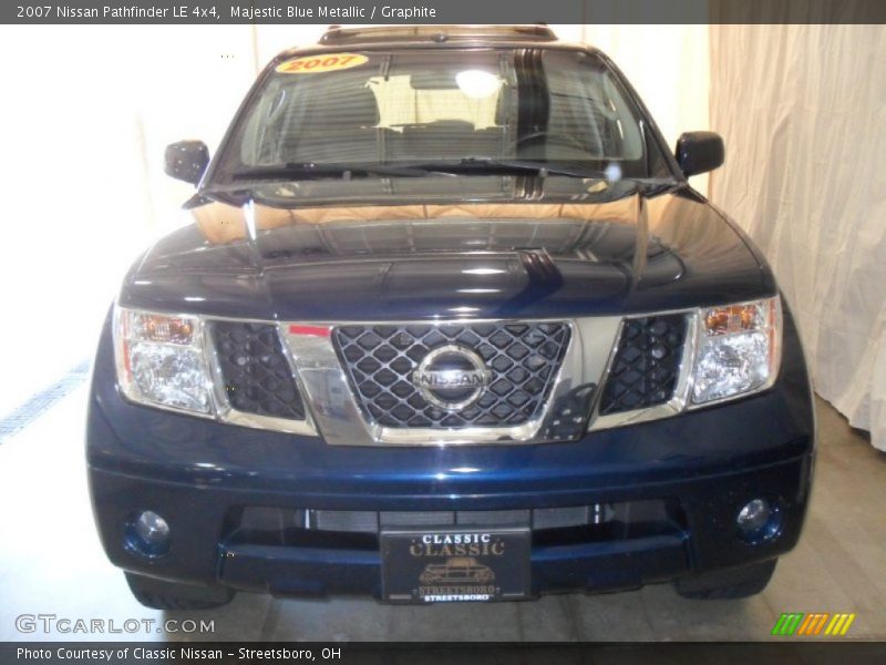 Majestic Blue Metallic / Graphite 2007 Nissan Pathfinder LE 4x4