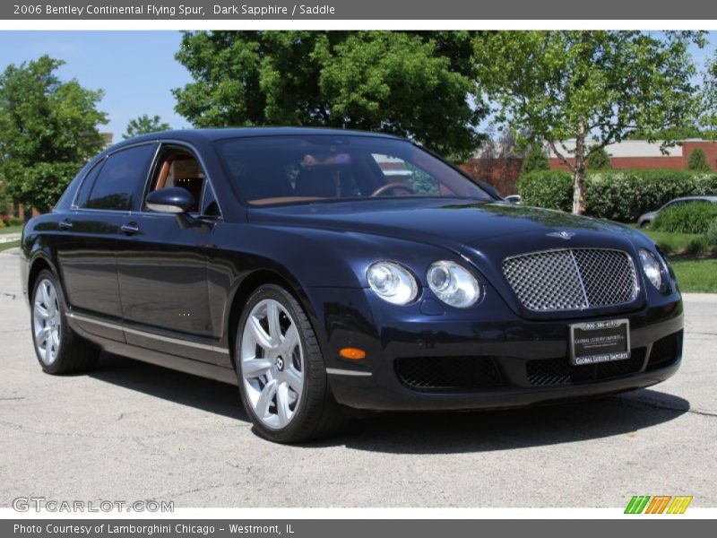Dark Sapphire / Saddle 2006 Bentley Continental Flying Spur