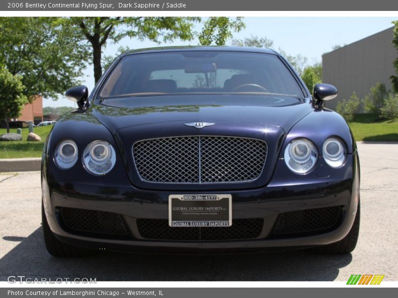 Dark Sapphire / Saddle 2006 Bentley Continental Flying Spur