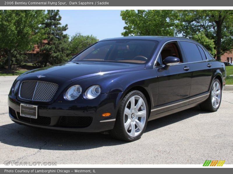 Dark Sapphire / Saddle 2006 Bentley Continental Flying Spur