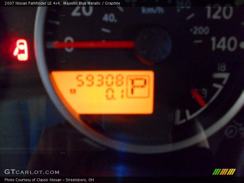 Majestic Blue Metallic / Graphite 2007 Nissan Pathfinder LE 4x4