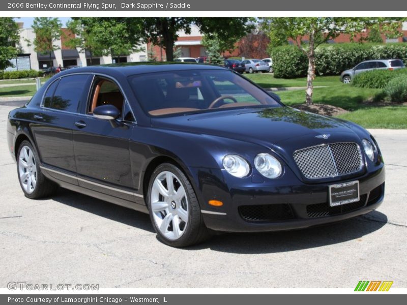 Dark Sapphire / Saddle 2006 Bentley Continental Flying Spur
