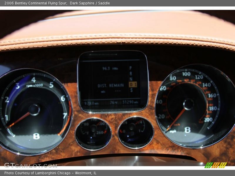 Dark Sapphire / Saddle 2006 Bentley Continental Flying Spur