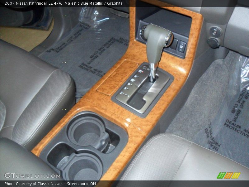 Majestic Blue Metallic / Graphite 2007 Nissan Pathfinder LE 4x4