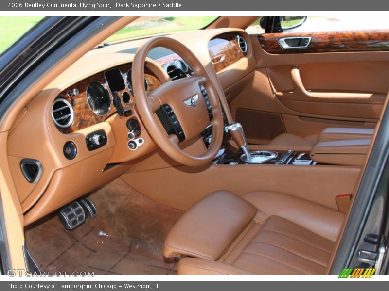 Dark Sapphire / Saddle 2006 Bentley Continental Flying Spur