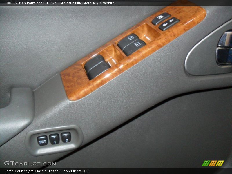 Majestic Blue Metallic / Graphite 2007 Nissan Pathfinder LE 4x4