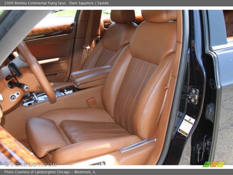 Dark Sapphire / Saddle 2006 Bentley Continental Flying Spur