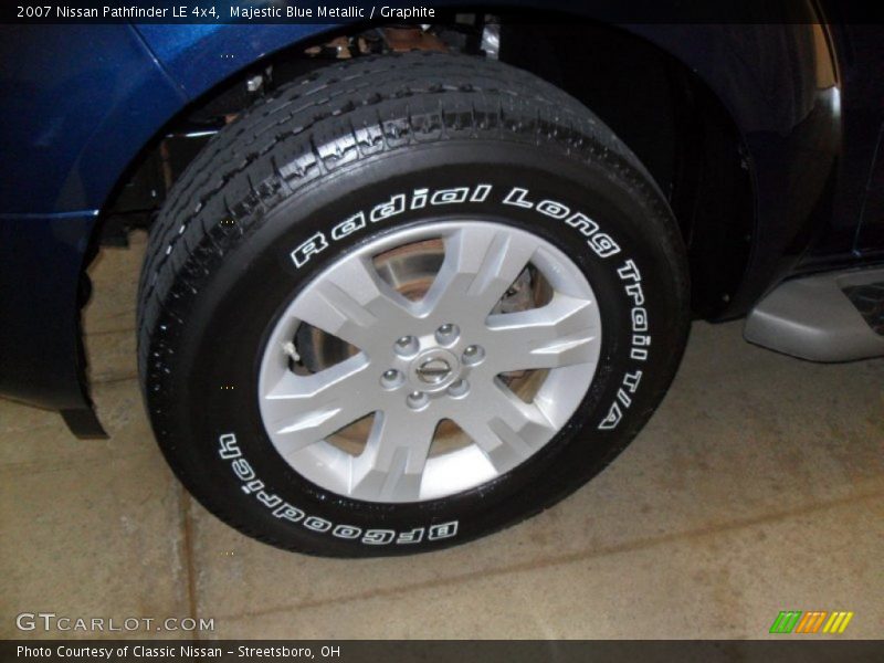 Majestic Blue Metallic / Graphite 2007 Nissan Pathfinder LE 4x4