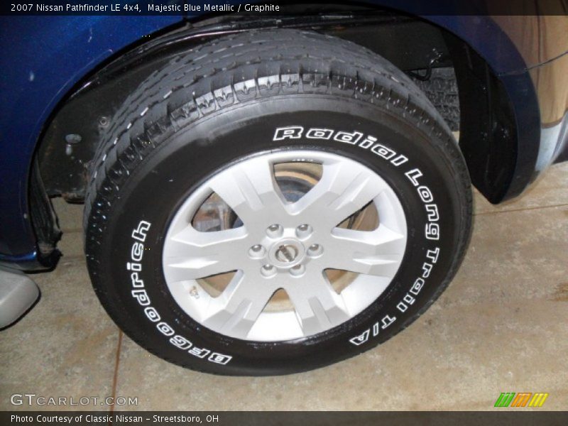Majestic Blue Metallic / Graphite 2007 Nissan Pathfinder LE 4x4