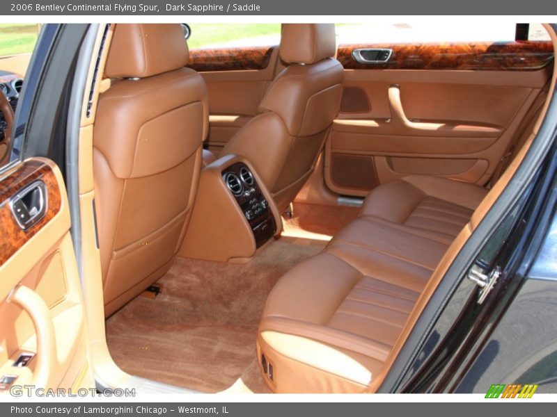 Dark Sapphire / Saddle 2006 Bentley Continental Flying Spur