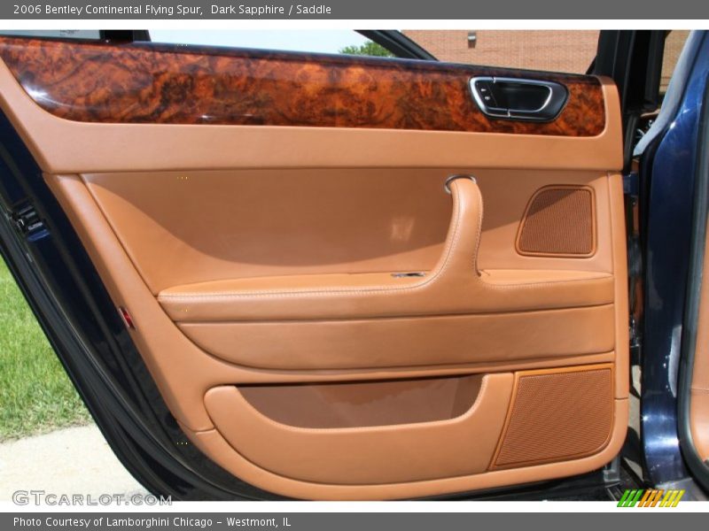 Dark Sapphire / Saddle 2006 Bentley Continental Flying Spur