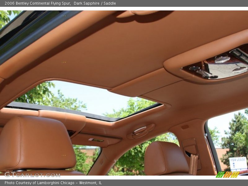 Dark Sapphire / Saddle 2006 Bentley Continental Flying Spur