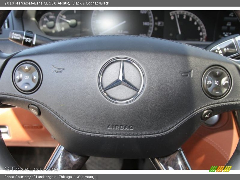 Black / Cognac/Black 2010 Mercedes-Benz CL 550 4Matic