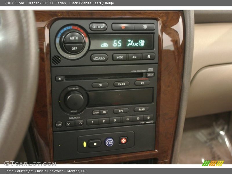 Controls of 2004 Outback H6 3.0 Sedan