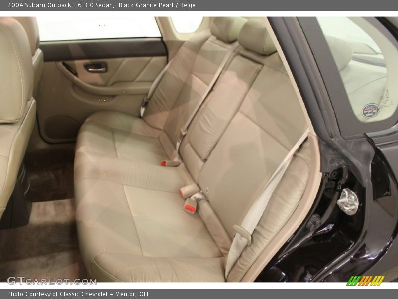 Black Granite Pearl / Beige 2004 Subaru Outback H6 3.0 Sedan