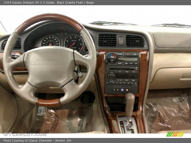 Black Granite Pearl / Beige 2004 Subaru Outback H6 3.0 Sedan