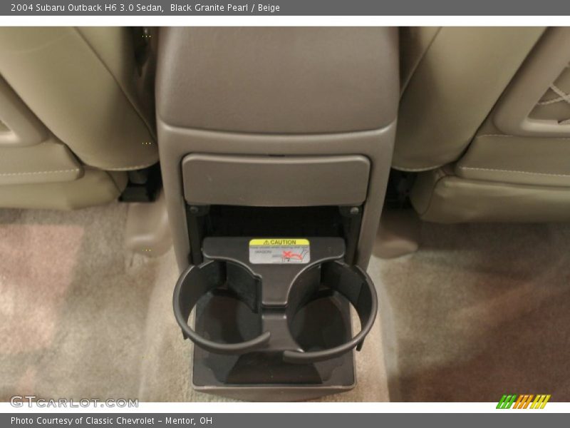 Black Granite Pearl / Beige 2004 Subaru Outback H6 3.0 Sedan