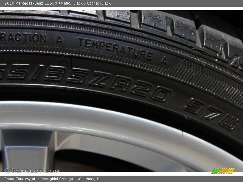 Black / Cognac/Black 2010 Mercedes-Benz CL 550 4Matic