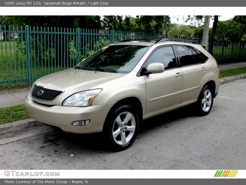 Savannah Beige Metallic / Light Gray 2005 Lexus RX 330