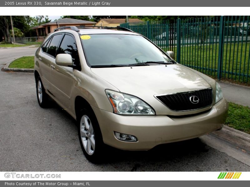Savannah Beige Metallic / Light Gray 2005 Lexus RX 330