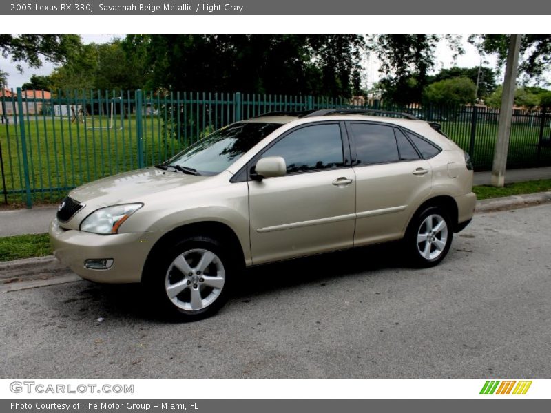 Savannah Beige Metallic / Light Gray 2005 Lexus RX 330