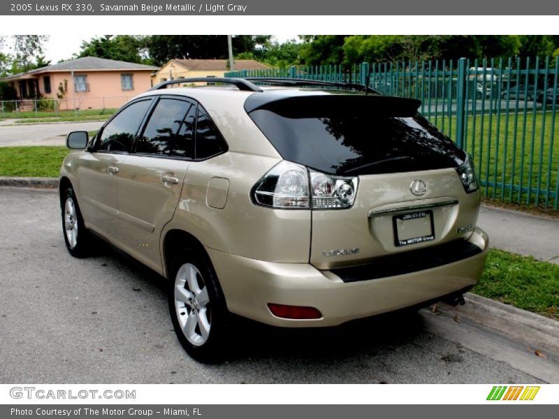 Savannah Beige Metallic / Light Gray 2005 Lexus RX 330