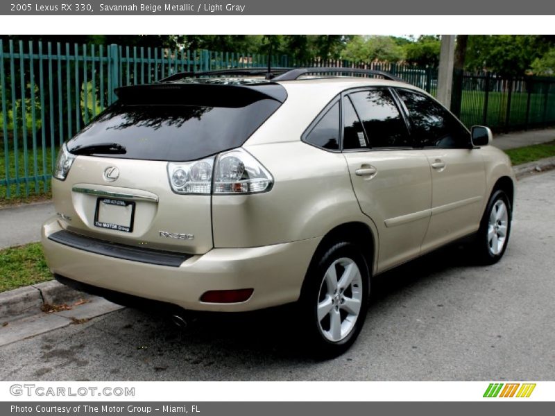 Savannah Beige Metallic / Light Gray 2005 Lexus RX 330