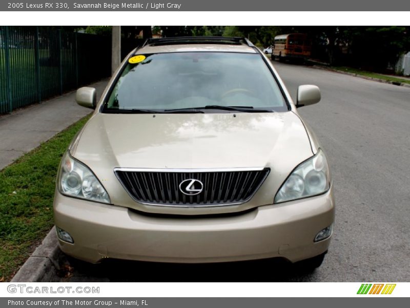Savannah Beige Metallic / Light Gray 2005 Lexus RX 330
