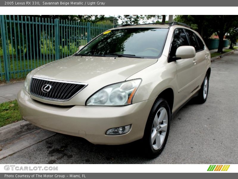 Savannah Beige Metallic / Light Gray 2005 Lexus RX 330