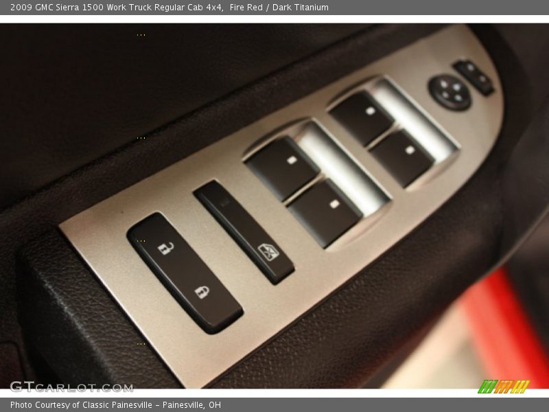 Fire Red / Dark Titanium 2009 GMC Sierra 1500 Work Truck Regular Cab 4x4