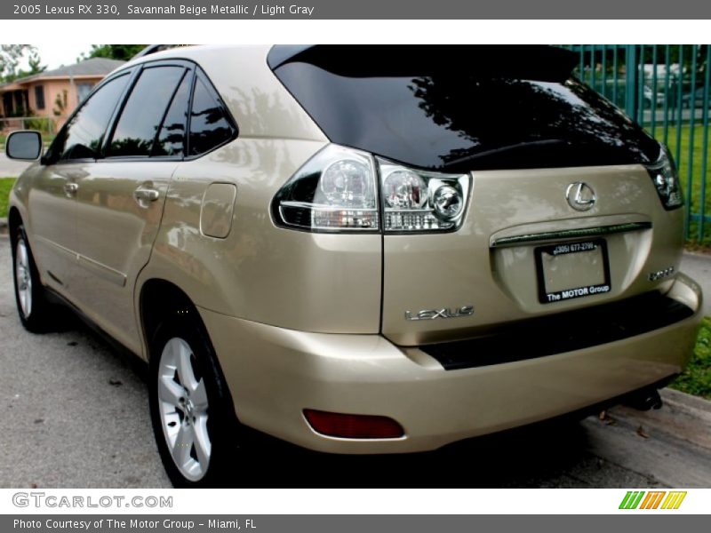 Savannah Beige Metallic / Light Gray 2005 Lexus RX 330