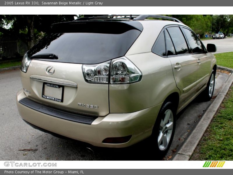 Savannah Beige Metallic / Light Gray 2005 Lexus RX 330