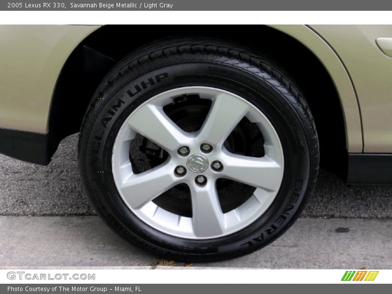 Savannah Beige Metallic / Light Gray 2005 Lexus RX 330